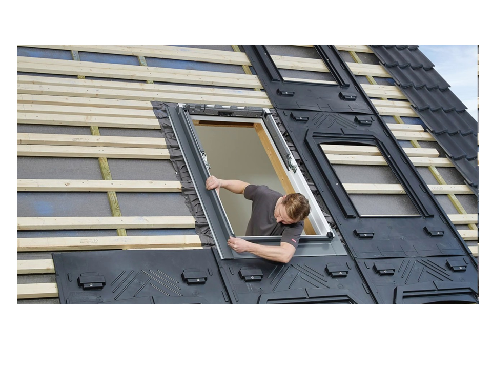 Installation of GSE In-roof solar panel frame