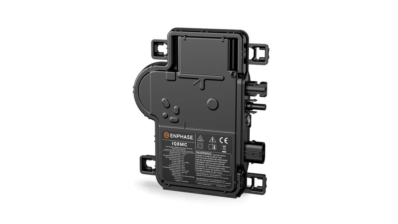 Enphase IQ8HC 54 and 72 cell Microinverter 384 VA peak power MC4 £152 + VAT