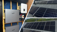 Thumbnail for 9.3kW 465W AIKO Solar Panels with Fox 8kW Hybrid & 2 X EP11 10.24kWh batteries in RH12 4PZ (12782)
