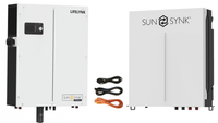 Thumbnail for Sunsynk Lifelynk X 3.6kW hybrid inverter with additional battery