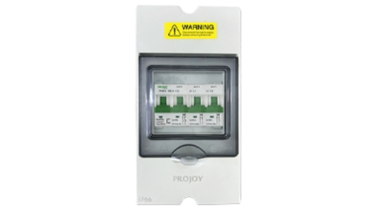 Projoy 4 Pole Battery Isolator 100A 160V DC with Enclosure