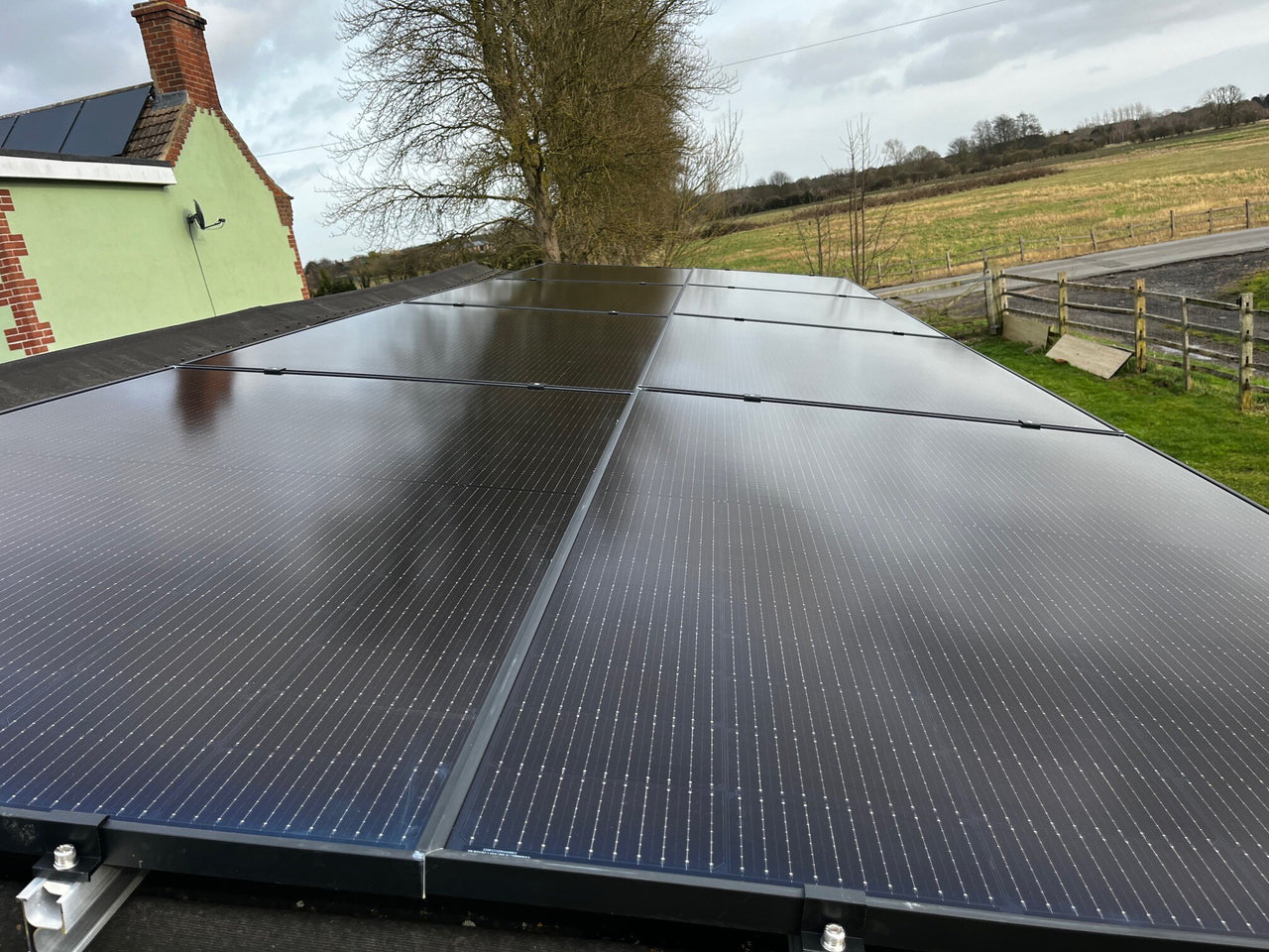 3.24kW solar panels installed on a rooftop in LN11 7PT