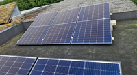 Thumbnail for Close-up of rooftop solar panels