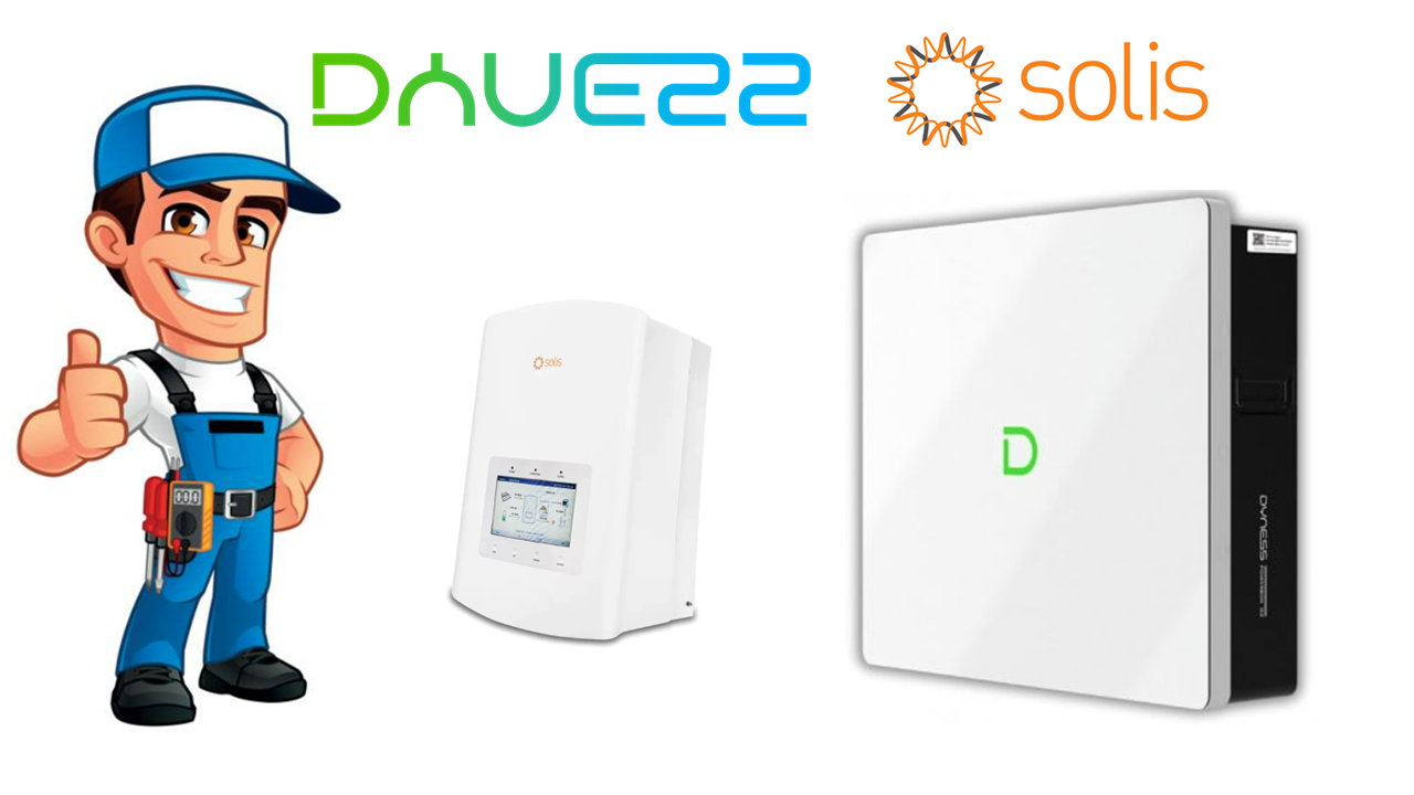 Installed Solis 3.6/5/6kW Hybrids | Dyness Powerbox G2 10.24kWh | IP65 | Heating Element | Fire Suppression | Wall Mounted | Ave £233/kW