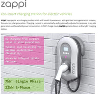 Thumbnail for Zappi EV car charge point V2 - 7kW Type 2 Tethered - Black Ecosmart - I.T.S Technologies