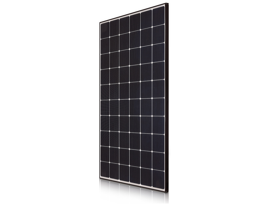 375W REC TwinPeak 4 Series Black Frame Solar Panel