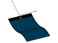 Thumbnail for 500W Miasole thin film Peel-and-Stick Flexible Solar Panel - ideal solar panel for boats & caravans