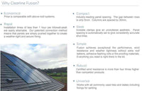 Thumbnail for 335W Viridian Clearline Mono All Black G1 Version 3 BIPV roof integrated solar panel