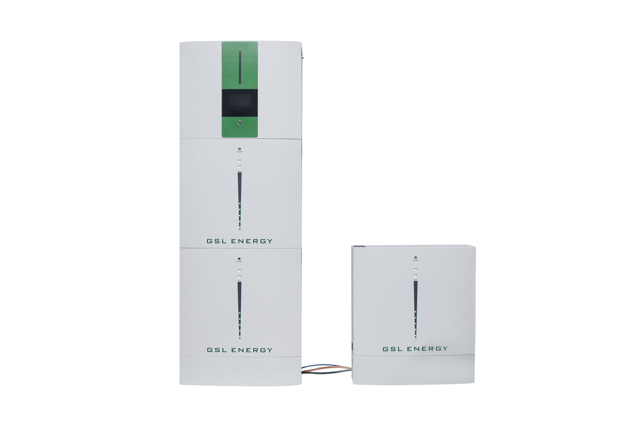 GSL All In One 5.5kw Hybrid & AC On & Off grid home battery storage system with 30.72kwh batteries £8,200 + VAT