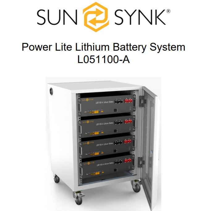 Sunsynk 5.12kWh 100% D.O.D CATL Battery LFP £1,485 +vat