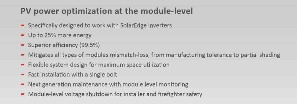 SolarEdge P505 Optimiser MC4 High Current for Bi-Facial - I.T.S Technologies