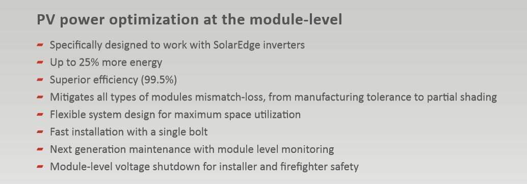 SolarEdge P505 Optimiser MC4 High Current for Bi-Facial - I.T.S Technologies