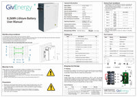 Thumbnail for GivEnergy 8.2kWh Battery tech specs 