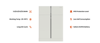 Thumbnail for Solax X1 Hybrid 5.0kW inverter with TP30 12.0kW battery system. Features include IP65 protection, low self-consumption, and LiFePO4 battery technology.