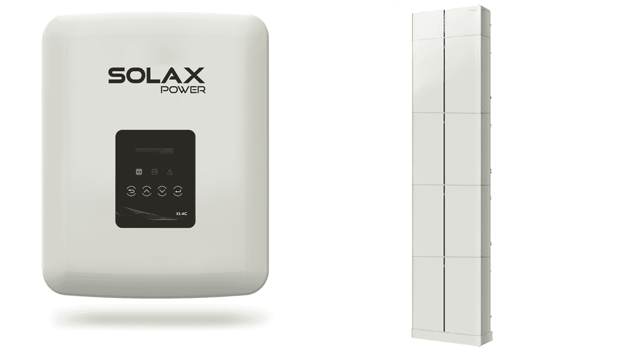 Solax X1 AC 3.6kW AC Charger with 4 x T-30 Batteries (12kwh)