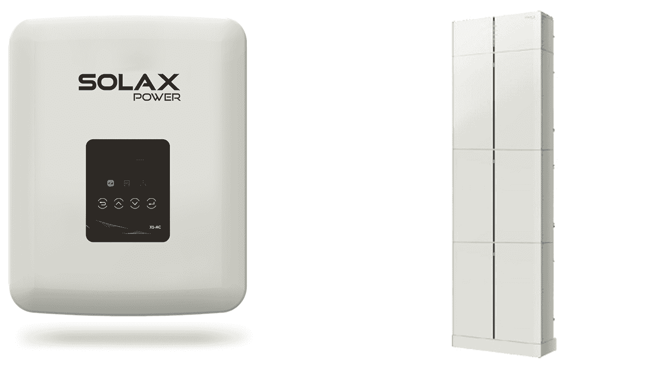 Solax X1 AC 3.6kW AC Charger with 3 x T-30 Batteries (9kwh) £4,155 +vat