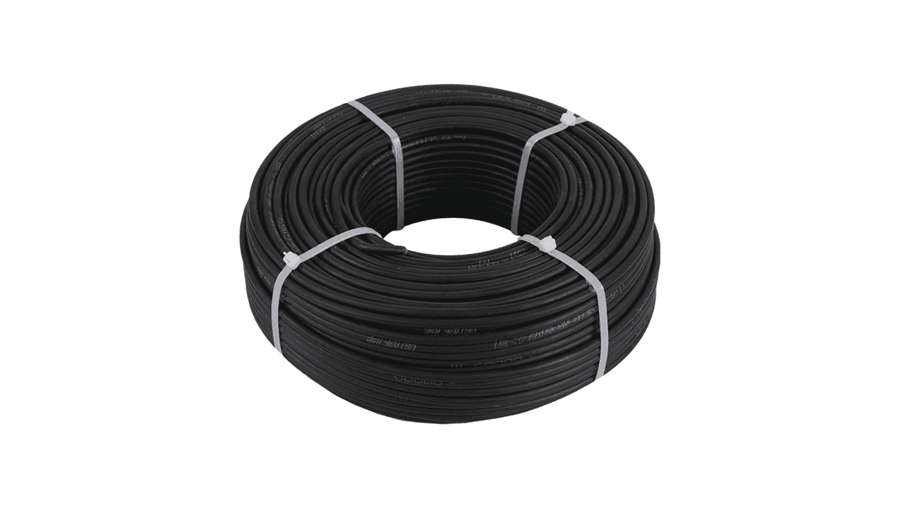 4mm2 single-core DC solar cable 50m - Black £38 + VAT