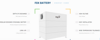 Thumbnail for Fox Energy Cube HV ECM4100 V2 4.03 kWh Slave battery £960 +VAT