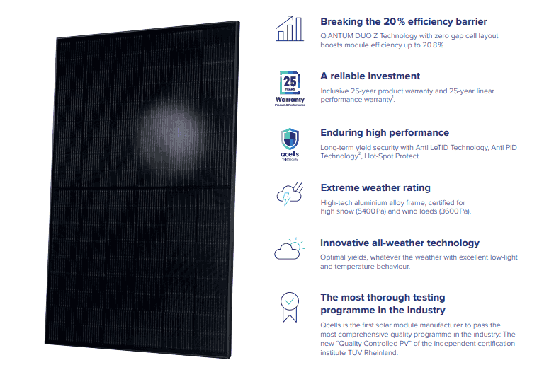 395W Q Cells G11+All Black Mono
