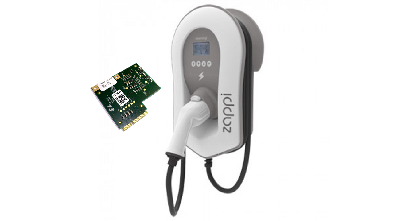Zappi V2.1 Eco-smart EV Charge Point (inbuilt Wifi) 22kW 3PH Type 2 Tethered White with Tamper Kit £730 + vat